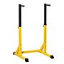 Homcom Dip Station Chin Up Parallel Bars Pull Up Power Tower Home Gym Workout Bicep Tricep Fitness Equipment Height Adjustable