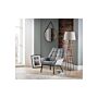 Lucerne Velvet Chair - Grey