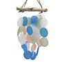 Blue & Pearl Driftwood Cross Wind Chime