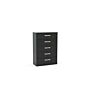 Lynx 5 Drawer Chest Black