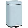 Homcom 20l Modern Boxy Metal Home Kitchen Bin - Light Green