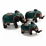 Set Of 3 - Lucky Elephants (asst Sizes)