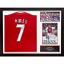 Arsenal Fc Pires Signed Shirt (framed)