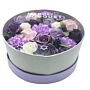 Round Box - Lavender Rose & Carnation