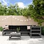 Vidaxl 6 Piece Garden Lounge Set Grey Solid Wood Pine