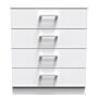 Devon 4 Drawer Chest In White