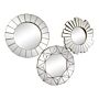 Set Of 3 Geometric Style Mirrors