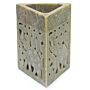 Triangle Soapstone Oil Burner 11x9cm - Elephant