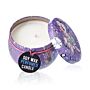 Art Tin Candle - Assorted Design - Sea Life - Rasberry