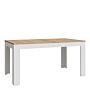 Bohol Extending Dining Table In Riviera Oak/white