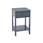 Painted Blue Shaker, 1 Drawer Petite Bedside Cabinet