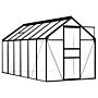 Vidaxl Greenhouse Anthracite Aluminium 7.03 M²