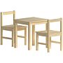 Junior Vida Pisces Kids Table & Chairs, Pine