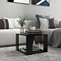 Vidaxl Coffee Table Black 40x40x30 Cm Engineered Wood