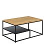 Gila Coffee Table With Open Shelf In Oak