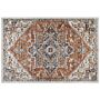 Area Rug Beige 200 X 300 Cm Oriental Distressed