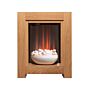 Adam Monet Fireplace Suite In Oak With Electric Fire, 23 Inch