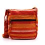 Lrg Nepal Sling Bag (adjustable Strap) - Sunrise Orange