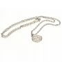 Celtic Fc Silver Plated Pendant & Chain