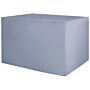 Garden Furniture Cover Grey Pvc Polyester 169 X 66 X 69 Cm Rain Cover