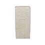 Tall Plant Pot Beige Stone 40 X 40 X 81 Cm Planter