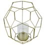 Gold Geometric Candleholder 21cm