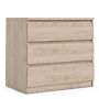 Naia Chest Of 3 Drawers In Jackson Hickory Oak