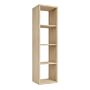 Mauro 3 Shelves Storage Unit In Sonoma Oak