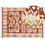 Kilim Area Rug Multicolour Wool And Cotton 160 X 230 Cm Handmade Woven Boho Patchwork Pattern With Tassels