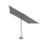 Grey 2.4mx3m Crank And Tilt Rectangular Parasol