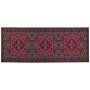 Runner Rug Red Polyester 80 X 200 Cm Hallway Kitchen Runner Long Carpet Anti-slip Backing