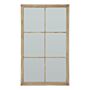 Washed Wood Large Window Mirror