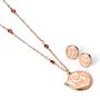 Wicked Rose Gold Plated Glinda Necklace & Earrings