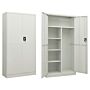 Vidaxl Locker Cabinet Light Grey 90x40x180 Cm Steel