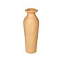 Decorative Vase Orange Terracotta 60 Cm Handmade