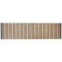 Area Rug Beige Jute And Cotton 80 X 300 Cm Dhurrie Hand Woven