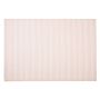 Area Rug Carpet Pink Reversible Synthetic Material Outdoor And Indoor White Stripes Rectangular 140 X 200 Cm