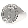 Tottenham Hotspur Fc Silver Plated Crest Ring Medium