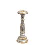 Small Candle Stand - White Gold