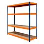 S-rax 4 Shelf Racking - 180cm X 180cm X 60cm