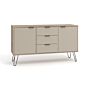 Augusta Driftwood Medium Sideboard With 2 Doors, 3 Drawers