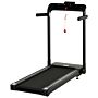 Homcom 600w Foldable Steel Motorised Treadmill Black