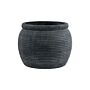 Amalfi Grey Rimmed Large Plant Pot