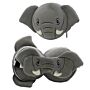 Relaxeazzz Travel Pillow & Eye Mask - Elephant