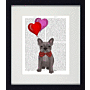 Dogs In Love Iii By Fab Funky - Framed Art