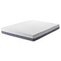 Memory Foam Firm Mattress White With Grey Fabric King Size 5ft3 Medium Firm