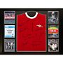 Arsenal Fc 1971 Double Winners Signed Shirt (framed)