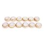 Pack Of 12 Ceramic Natural Beige Tealights