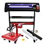 Led Vinyl Cutter With 38cm Swing Heat Press & Software