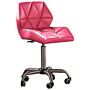 Geo Office Chair, Pink